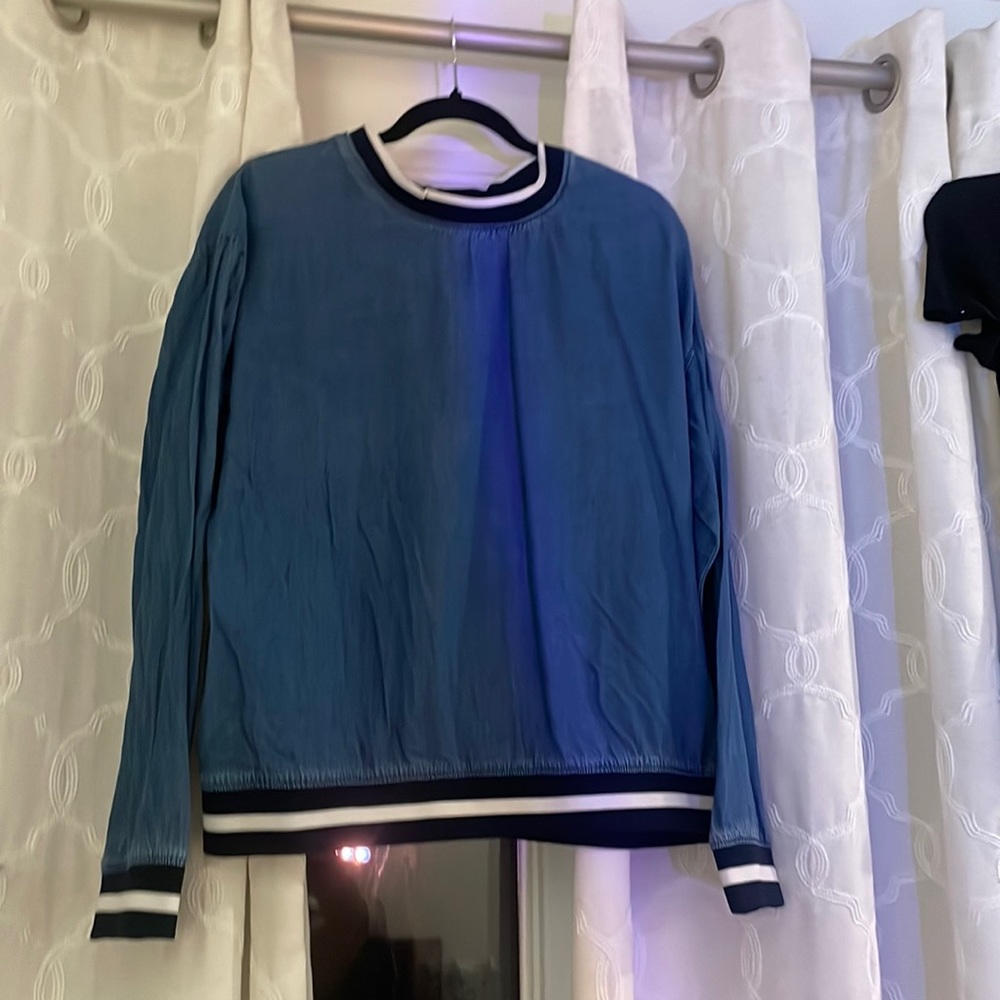 Blue Denim Colour Crewneck